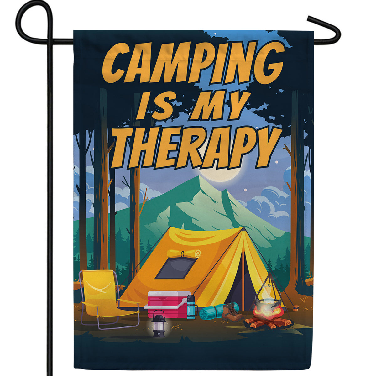 Stress Free Living Double Sided Garden Flag