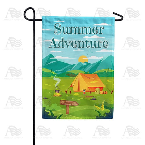 Summer Adventure Double Sided Garden Flag