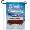 Making Snow Tracks Double Sided Garden Flag