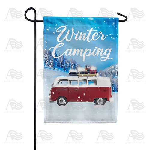 Making Snow Tracks Double Sided Garden Flag