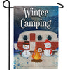 Winter Camping Double Sided Garden Flag