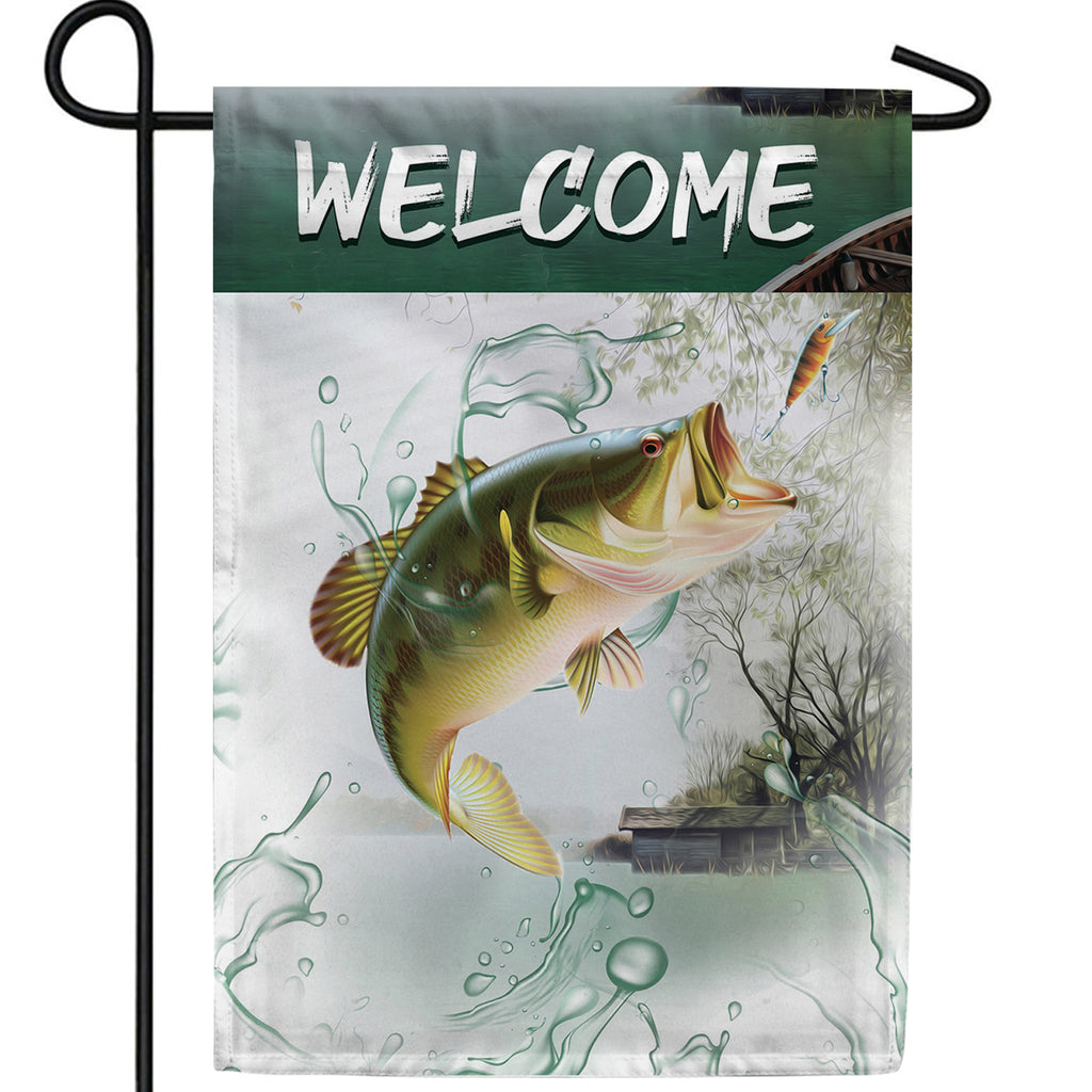 Fisherman's Home Double Sided Garden Flag