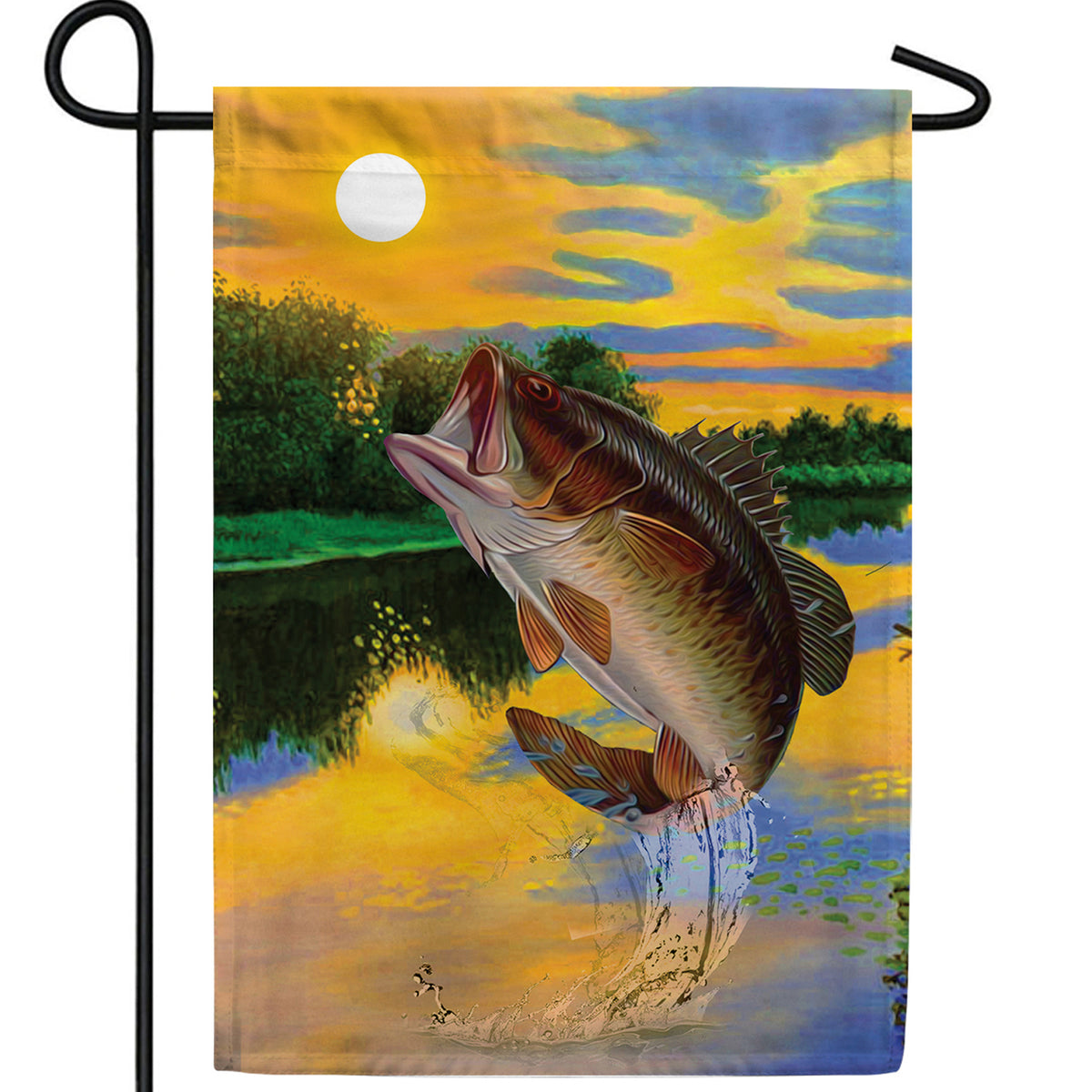 Sunset Catch Double Sided Garden Flag