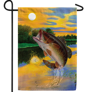 Sunset Catch Double Sided Garden Flag