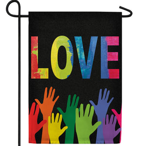 All We Need is Love Double Sided Garden Flag
