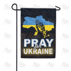 Pray for Ukraine Double Sided Garden Flag