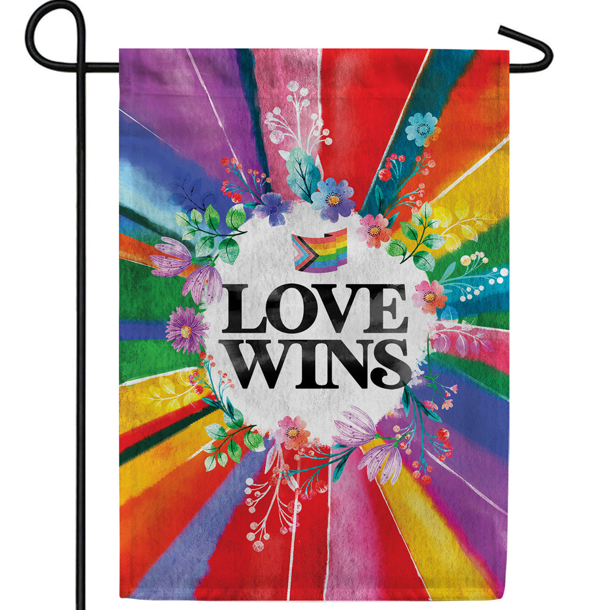 Love Wins Double Sided Garden Flag