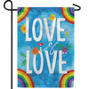Love Is For All Double Sided Garden Flag