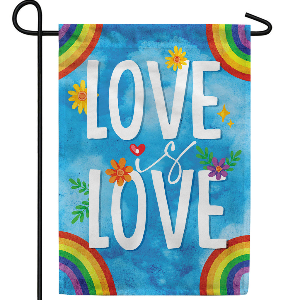 Love Is For All Double Sided Garden Flag