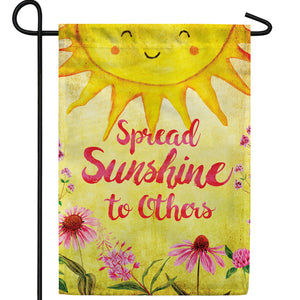 Spread Sunshine Double Sided Garden Flag