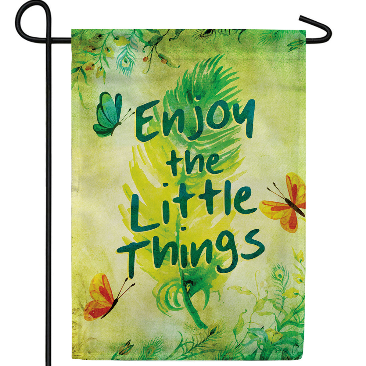 Enjoy The Little Things Double Sided Garden Flag