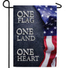 One America Double Sided Garden Flag