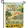 A Grandparent's Heart Is Full Of Love Double Sided Garden Flag
