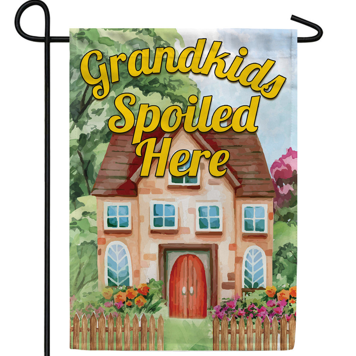 Grandkid's Playhouse Double Sided Garden Flag