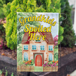 Grandkid's Playhouse Double Sided Garden Flag