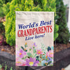 World's Best Grandparents Double Sided Garden Flag
