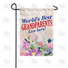 World's Best Grandparents Double Sided Garden Flag