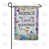 God's Blessings Are Abounding Double Sided Garden Flag