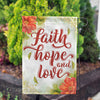 For A Blessed Life Double Sided Garden Flag