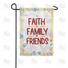 For A Happy Life Double Sided Garden Flag