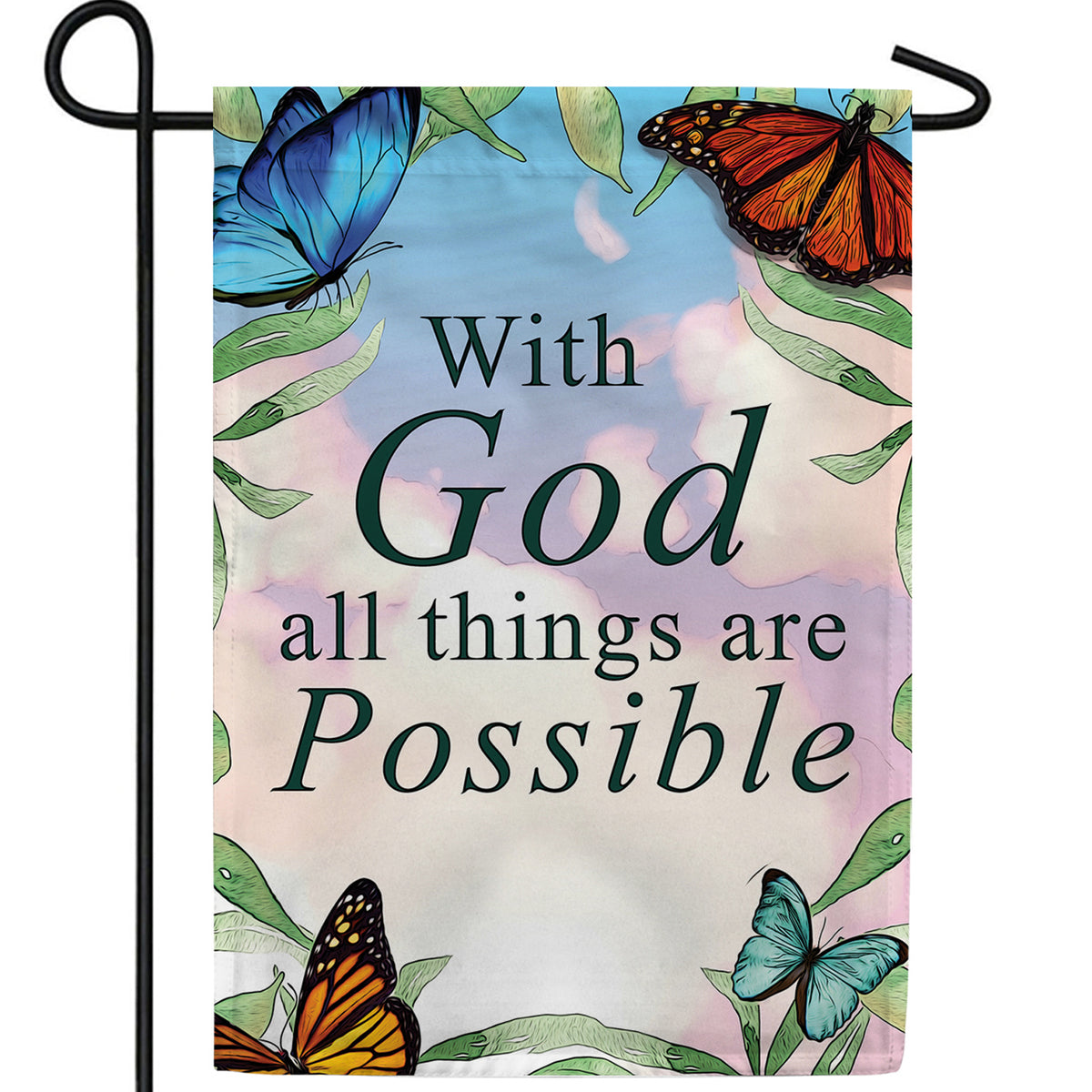 The Beauty Of God's Love Double Sided Garden Flag