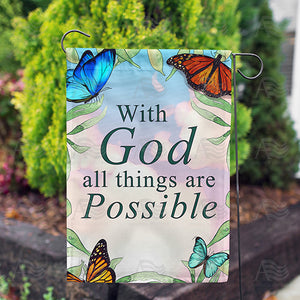 The Beauty Of God's Love Double Sided Garden Flag