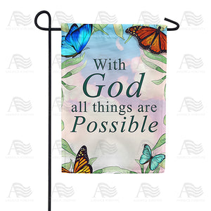 The Beauty Of God's Love Double Sided Garden Flag