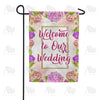 Wedding Welcome Double Sided Garden Flag