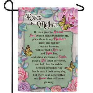 For Mother In Heaven Double Sided Garden Flag