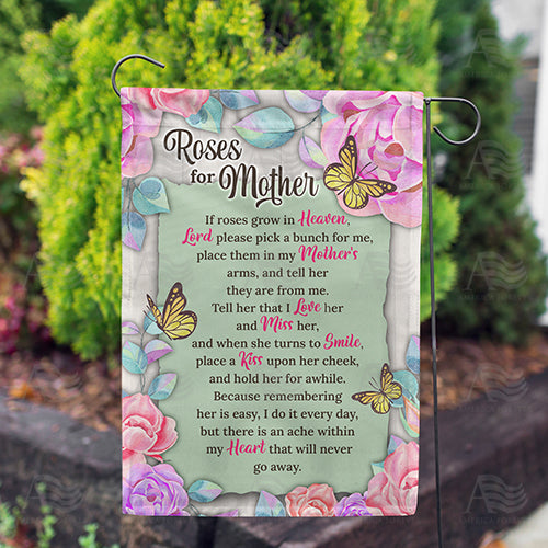 For Mother In Heaven Double Sided Garden Flag