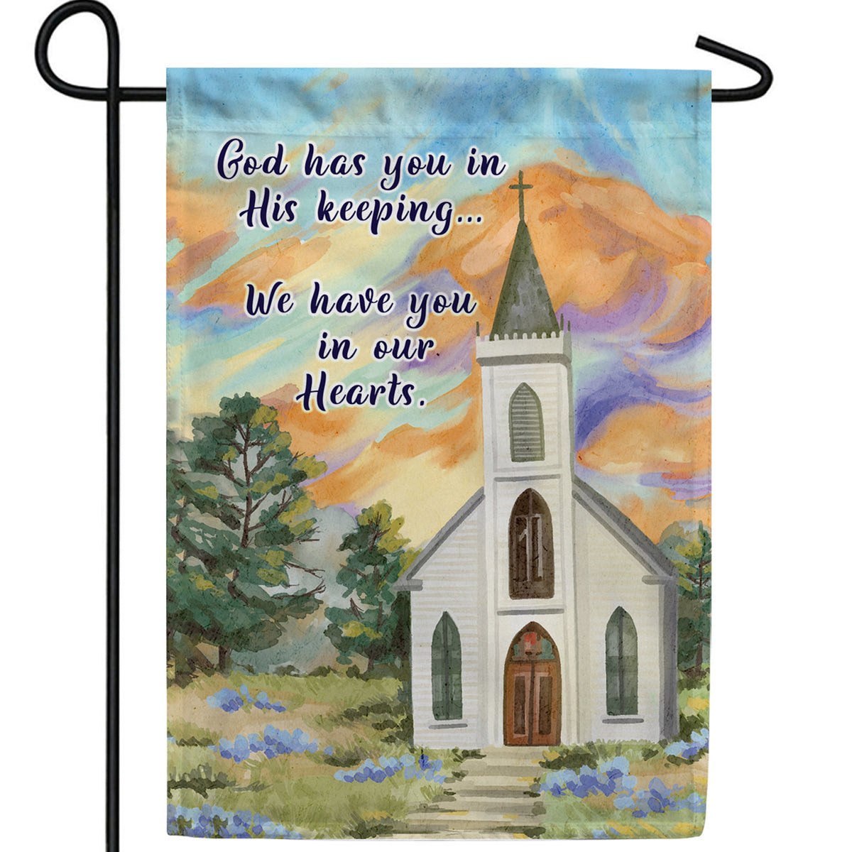 Until Our Heavenly Reunion Double Sided Garden Flag