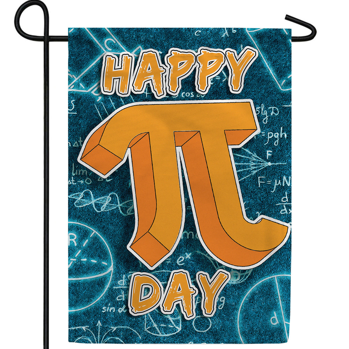Happy Pi Day Double Sided Garden Flag