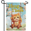 Hang In There Kitty Double Sided Garden Flag