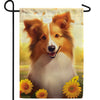 Sweet Collie Double Sided Garden Flag