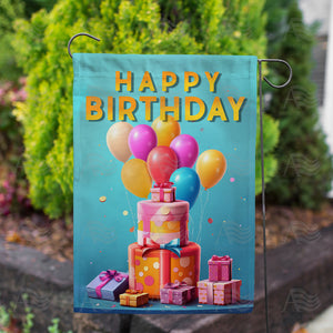 Birthday Gifts Double Sided Garden Flag