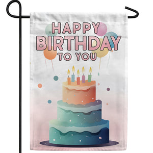 America Forever It's Your Birthday Double Sided Garden Flag