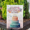 America Forever It's Your Birthday Double Sided Garden Flag