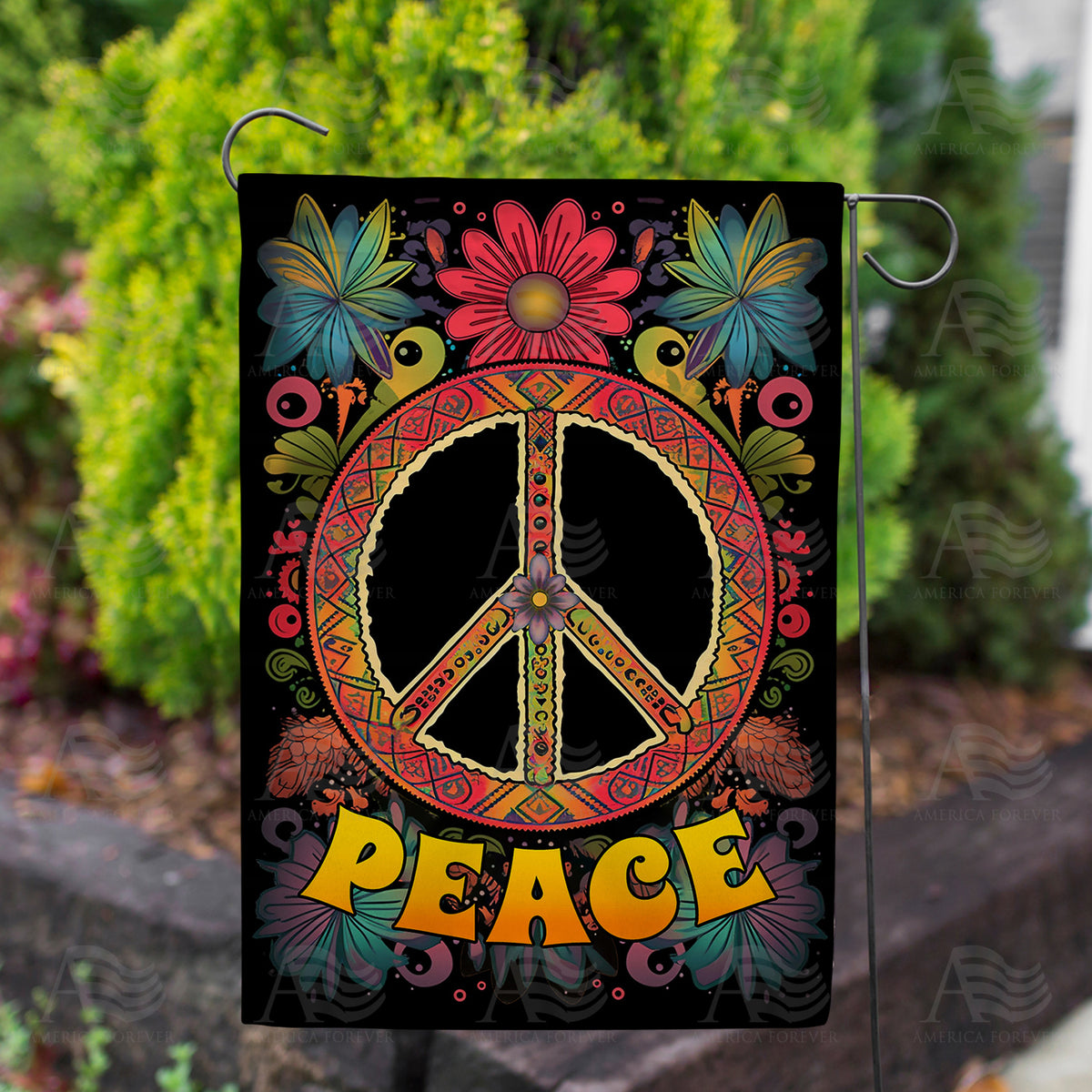Let There Be Peace Double Sided Garden Flag