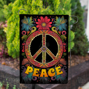 Let There Be Peace Double Sided Garden Flag