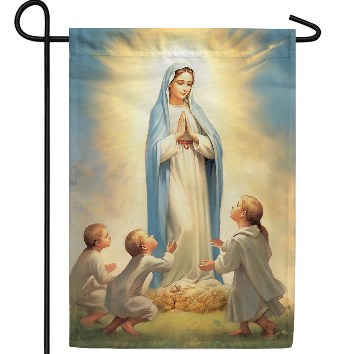 Praying For Children Double Sided Garden Flag