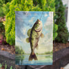 Trophy Bass Double Sided Garden Flag