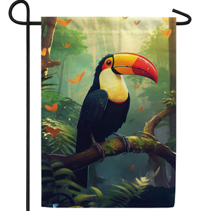 Tropical Toucan Double Sided Garden Flag