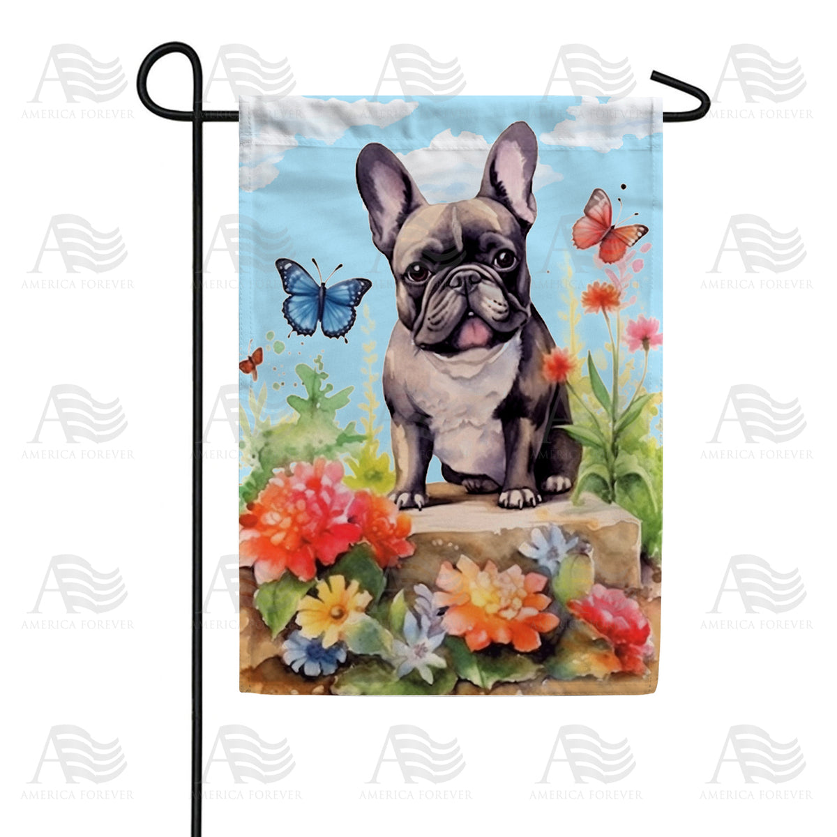 French Bulldog Double Sided Garden Flag