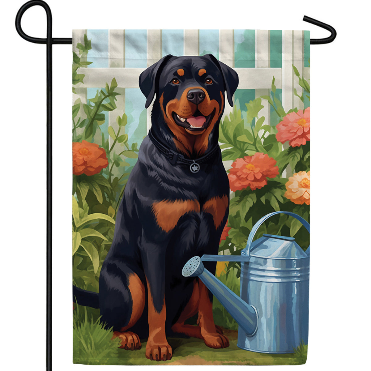 Rottweiler Double Sided Garden Flag