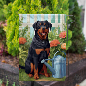 Rottweiler Double Sided Garden Flag