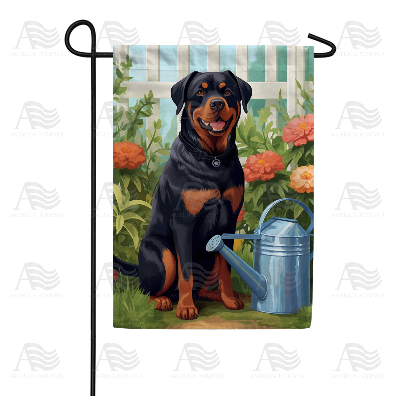 Rottweiler Double Sided Garden Flag