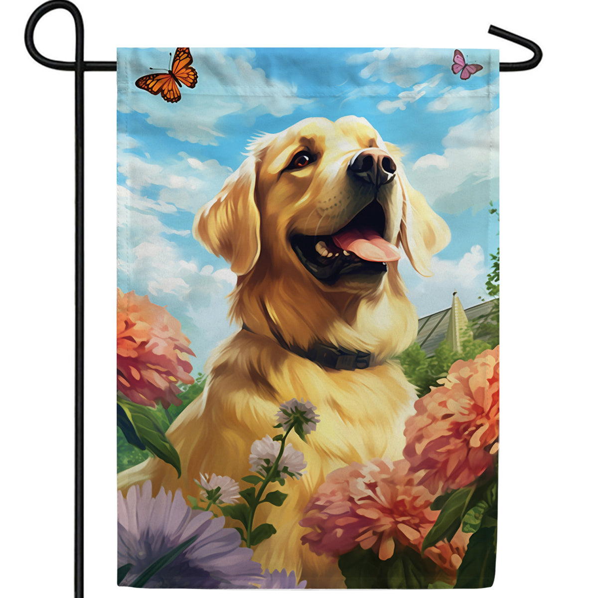 Enjoying The Sunshine Double Sided Garden Flag