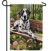 Sit. Stay. Good Boy! Double Sided Garden Flag