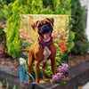 America Forever Boxer Double Sided Garden Flag