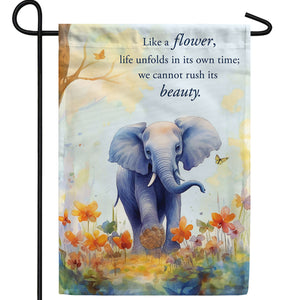 The Beauty Of Life Double Sided Garden Flag